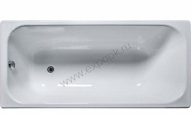Ванна стальная эмалированная белая ESTAP б/сифона